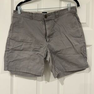 J. Crew Men's Charcoal Flat Front Shorts